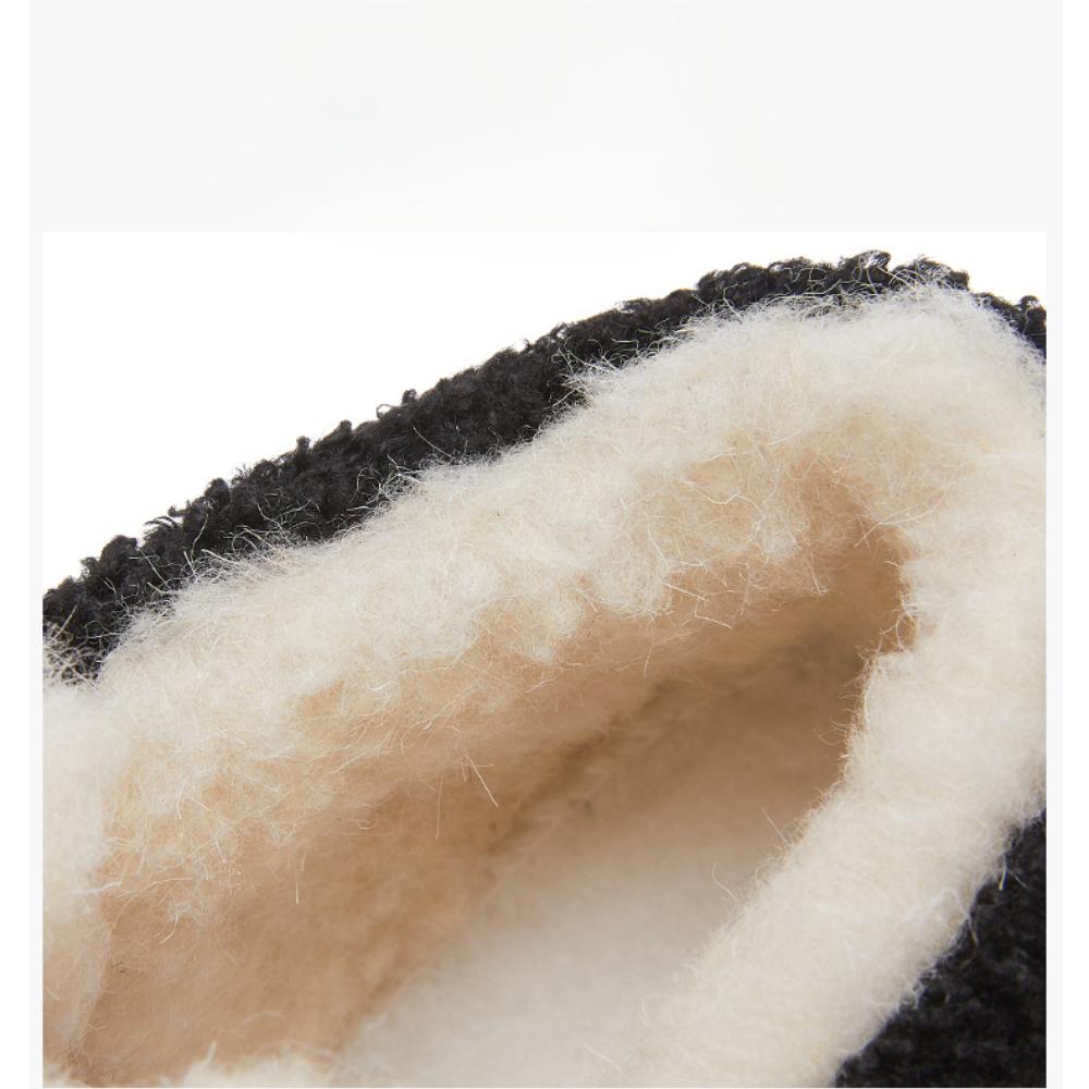 Cotton Shoes with Thick Velvet for Women, Versatile for Home Use, Warm and Cold Resistant, Cotton Boots with A Plush Feel