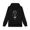 Women’s Casual Hoodie with Geometric Print Long Sleeve Pullover Relaxed Fit Drawstring Hood Comfortable Sweatshirt