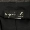 agnes b. made in Japan tailored jacket 2 Black series Women Used