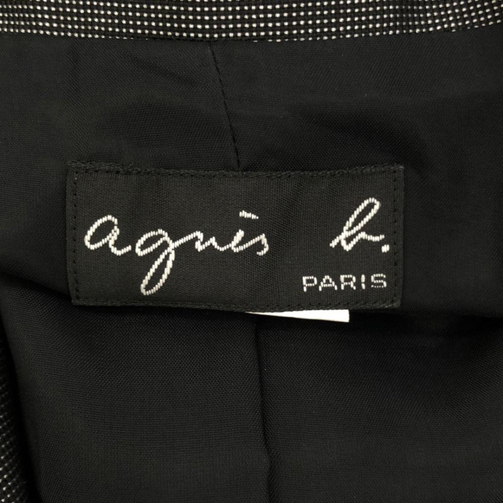 agnes b. made in Japan tailored jacket 2 Black series Women Used