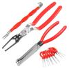 4 Stück Autoreparaturwerkzeuge Elektrischer Steckverbinder Trennwerkzeug Zangen Relaisabzieher Zangen Kfz-Stromschneider Klemmenentferner Werkzeug