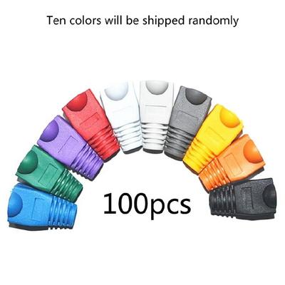 RJ45 Ethernet Network Cable Strain Relief Boots Cable Connector Plugs Cover
