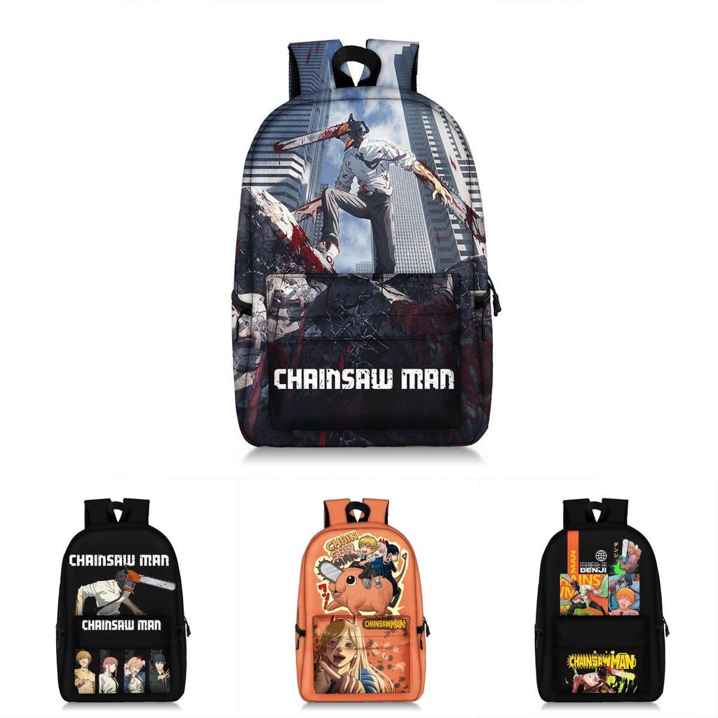 Stunning Child/adult Chainsaw Man Backpack Schoolbag Anime Bag