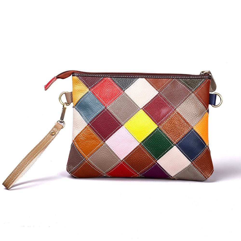 Spliced Hand-held Crossbody Phone Bag, Personalized Single-shoulder Small Square Bag, Commuter Women's Bag