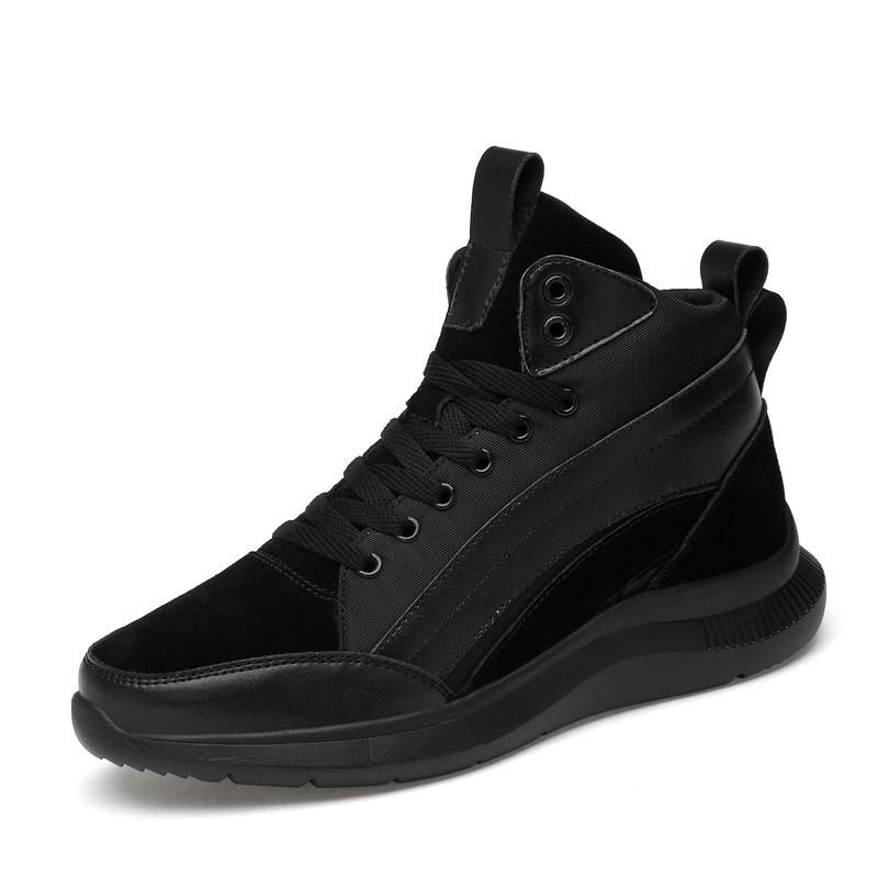 18-89 Men's Height-Boosting High-Top Sneakers - Platform & Lightweight for Autumn/Winter