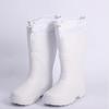 Bílé pánské holínky Vysoké boty Zimní hřejivé Protiskluzové Vodotěsné boty EVA Pracovní boty Pánské boty Protiskluzové boty do kuchyně