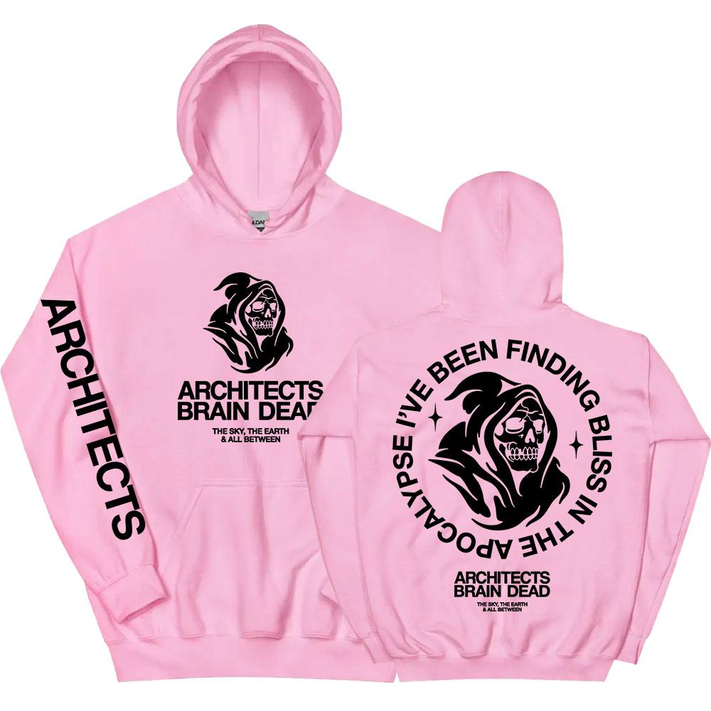 BRAIN DEAD REAPER HOODIE Architects THE SKY THE EARTH  & ALL BETWEEN Sweatshirt Autumn Fashion Male Pullovers Hooded Fleece Tops XXXL