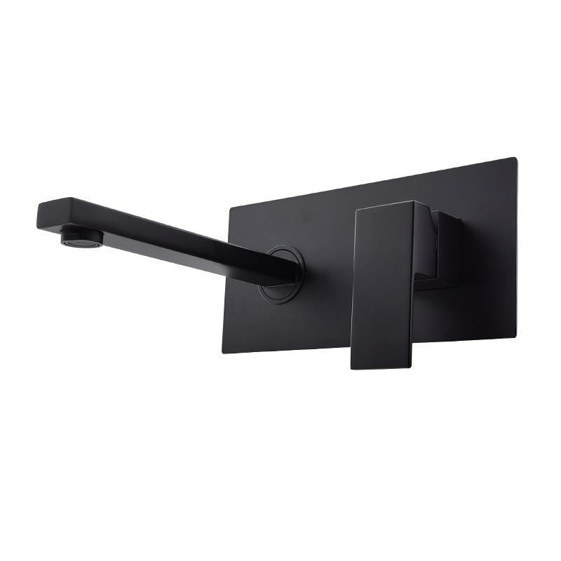 

VGX настенные смесители для ванной комнаты, смеситель для раковины, кран для раковины, гурман, горячая и холодная вода, краны для умывальника, водопроводные краны для ванной комнаты, латунь, черный цвет