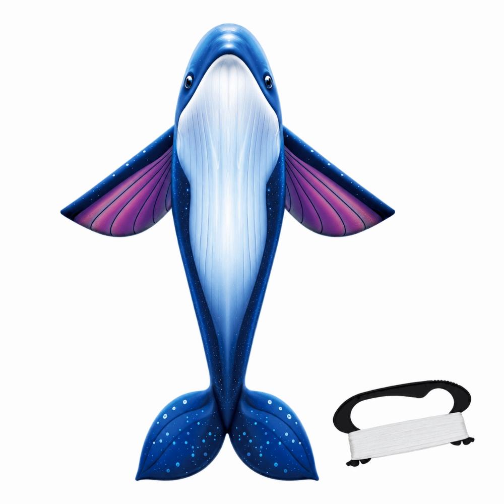 Marine Animal Giant Blue Whale Kite Good Flying Children's Kite New Flying Fish Kite Sports Fun