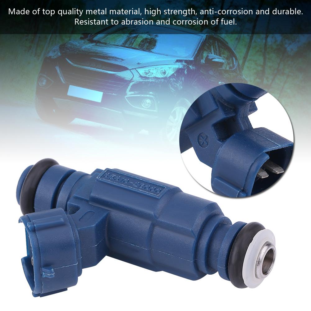 Fuel Injectors Fit for Hyundai I20 I30 Kia Cee"D 1.4 353102B000 (Dark Blue)