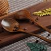 Nanmu Wooden Spoon Tableware Kitchen Cooking Utensil Tools Soup Rice Catering Long Handle Spoon,1pc