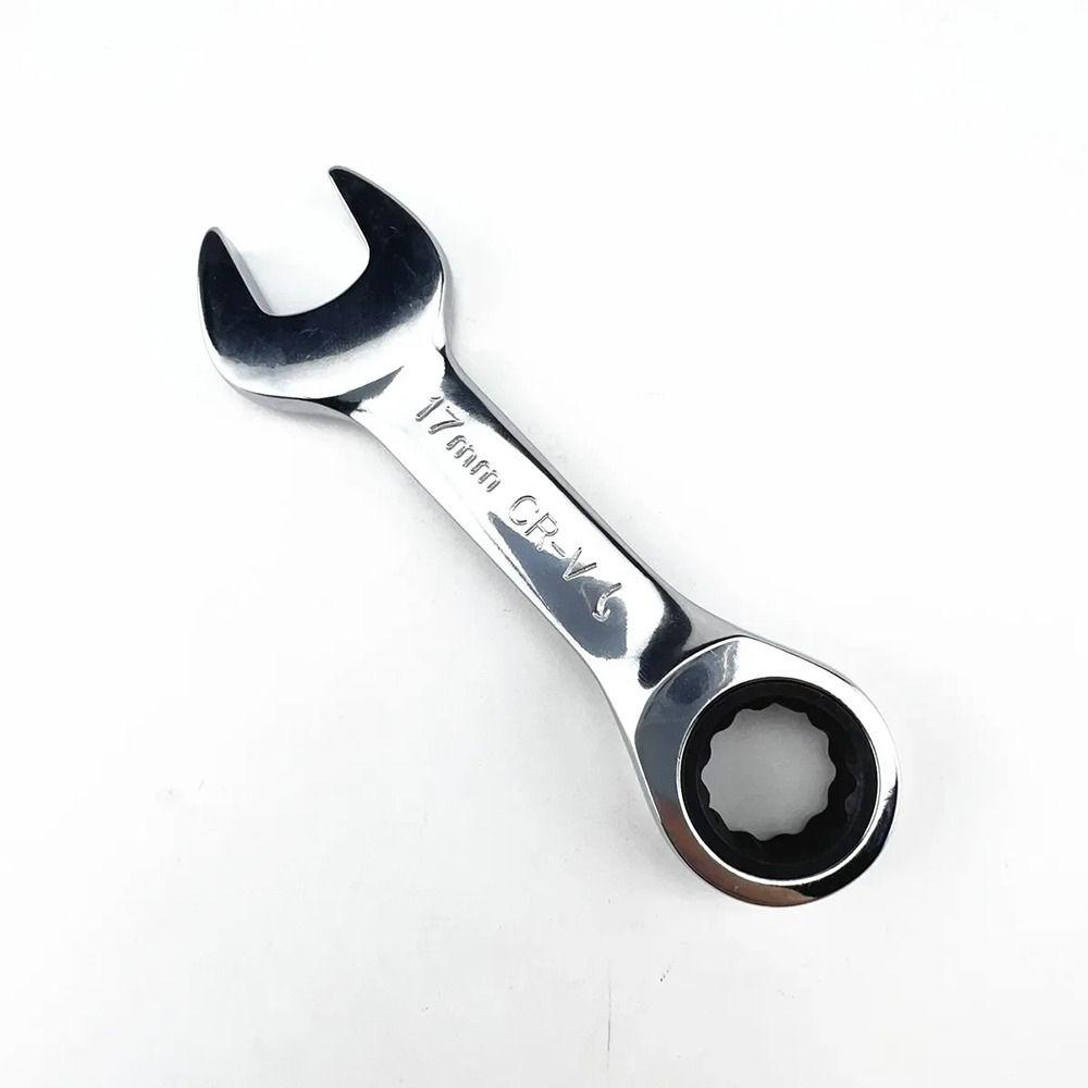 1Pcs 6-19mm Ratchet Socket Spanner 72 Teeth Nut Repair Tool New Stubby Single Wrench