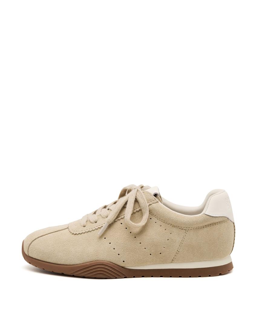 Spur Sand Low Profile Sneakers 3Cm Cowhide Sneakers -Ws9003 (2Color)