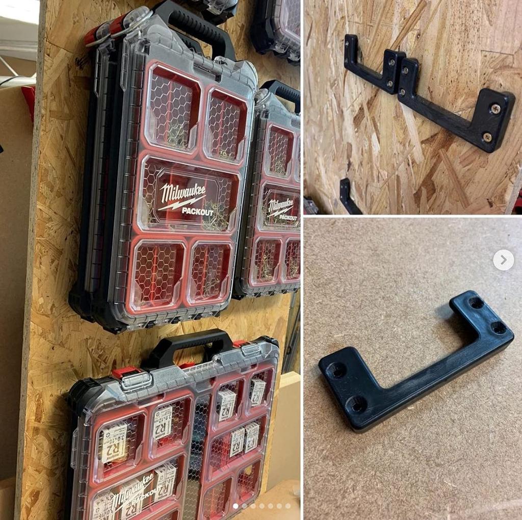 StealthMounts Cleat & Feet Mounting System (4-Pack) | Toolbox Storage System | Mounts Anywhere | Milwaukee Packout Compatible