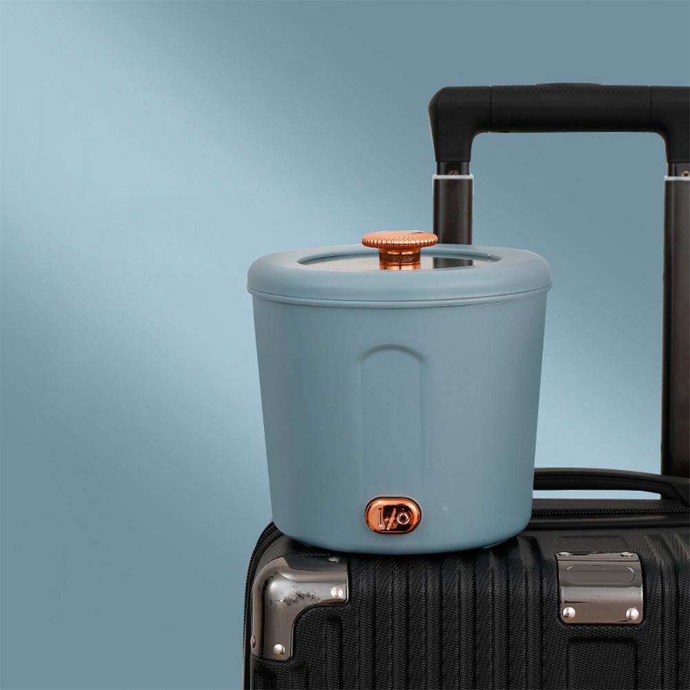 Hot Pot Electric Portable Ramen Cooker With Anti Dry Burning Function Detachable Power Cord Button Control Portable Electric Pot