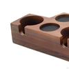 1 Piece Wood Barista Tamp Stand Espresso Tamper Mat Coffee Holder Maker