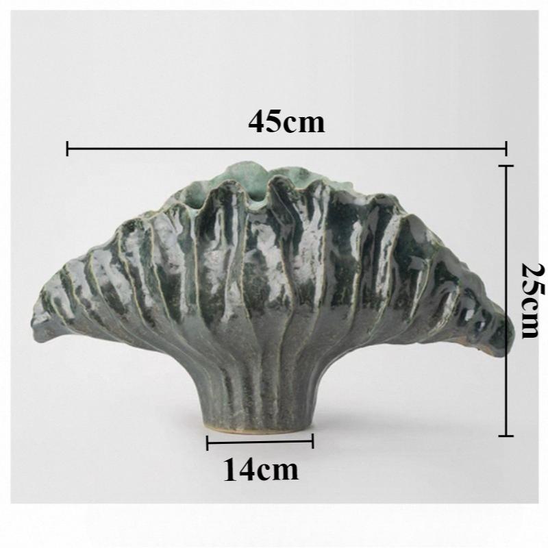 Ceramic Flower Vase Pottery Decorative Vases Modern Vase Plants and Decoration Ornaments Aesthetic Living Room Decor Accessories