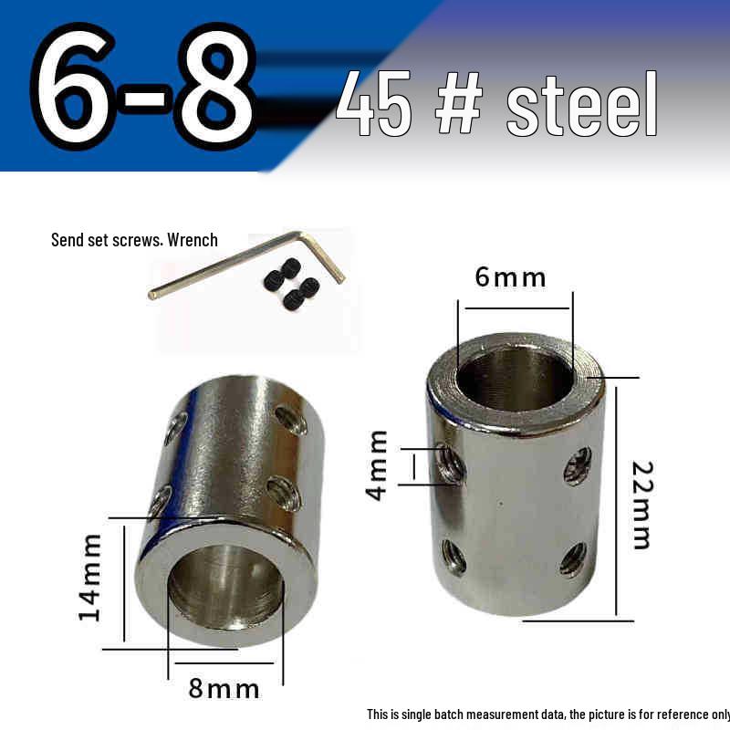 High Torque Coupling Shaft Diameter Reduction Connector Kit 3/456.87/10-12mm