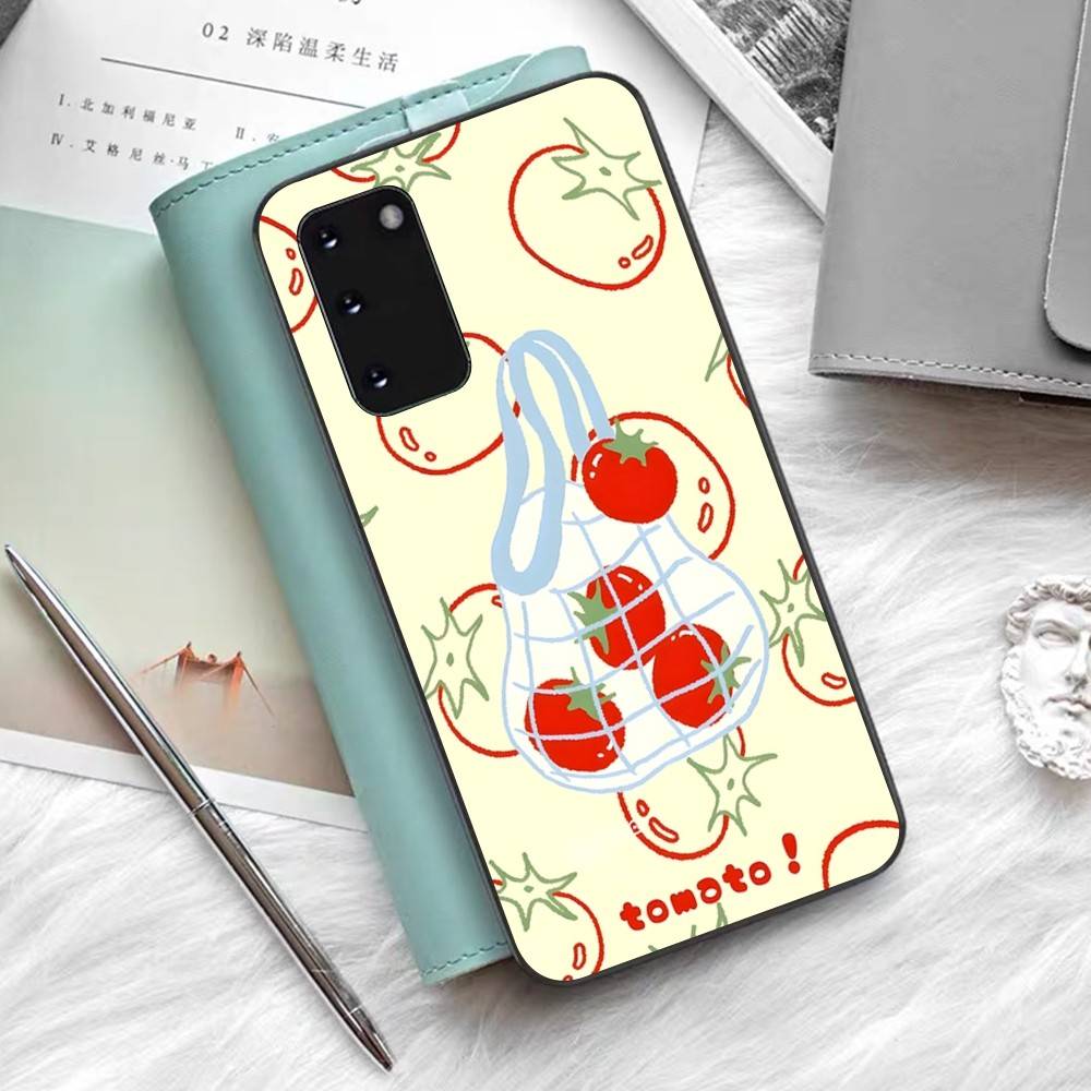 Tomaten Ausdruck Handyhülle Für Samsung S 24 Fe 25 Ultra Plus 20 Lite 21 30 22 23 24 22 Ultra 5G Fundas