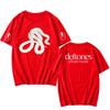 Private Music Tracklist Tees Deftones Rock Band Printing T-shirt Cotton Loose Short Sleeve T Shirt Women Men Unisex Streetwear