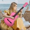 Classical Guitar, 960 mm, Wood Classical Guitar Starter Kit for Beginners, with Nylon Strings, Gig Bag, Strap, Tuner, Extra Strings, Picks, Capo,