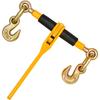 Chain and Binder Kit 3/8"-1/2" Ratchet Load Binder 3/8" X 10' Chain 2 Pack