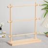 3 Tiers Ribbon Holder Crochet Yarn Holder Ribbon Storage Organizers Rack Yarn Dispenser Knitting Supplies for Craft