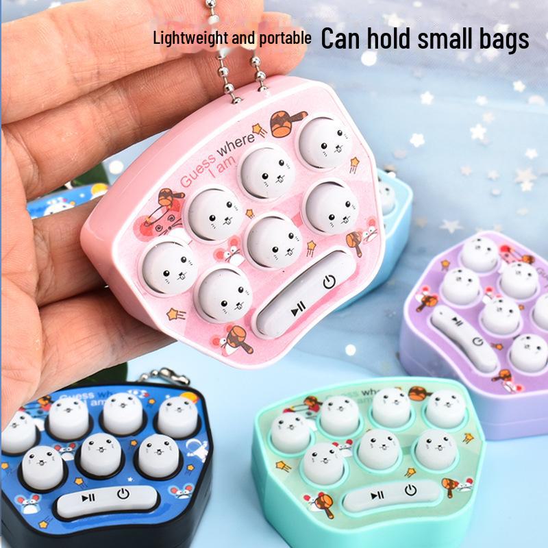 Children’s Mini Whack-a-Mole Educational Handheld Game Keychain Toy