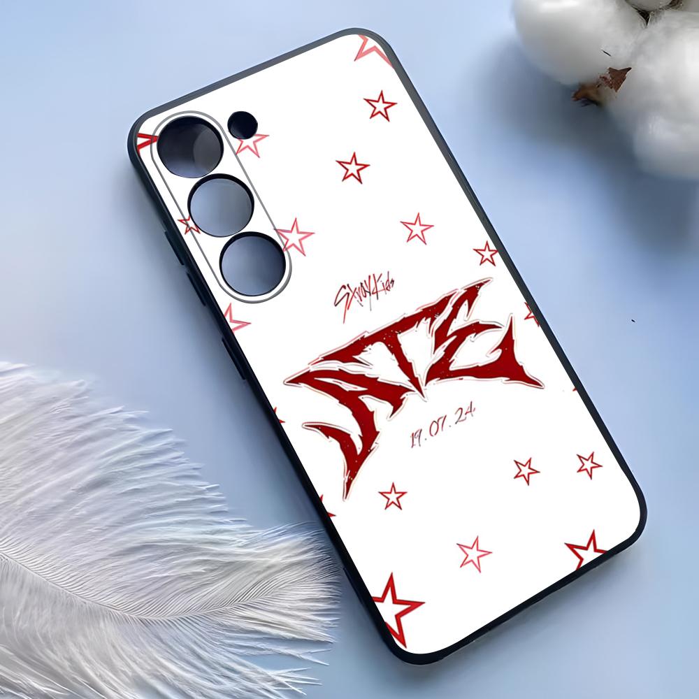 

Модний Kpop S-Stray-Kids Чохол для телефону Samsung S25 Ultra S24 S23 S22 S21 S20 Plus Fe Galaxy A54 A53 A34 A25 Силіконовий чохол Samsung S22