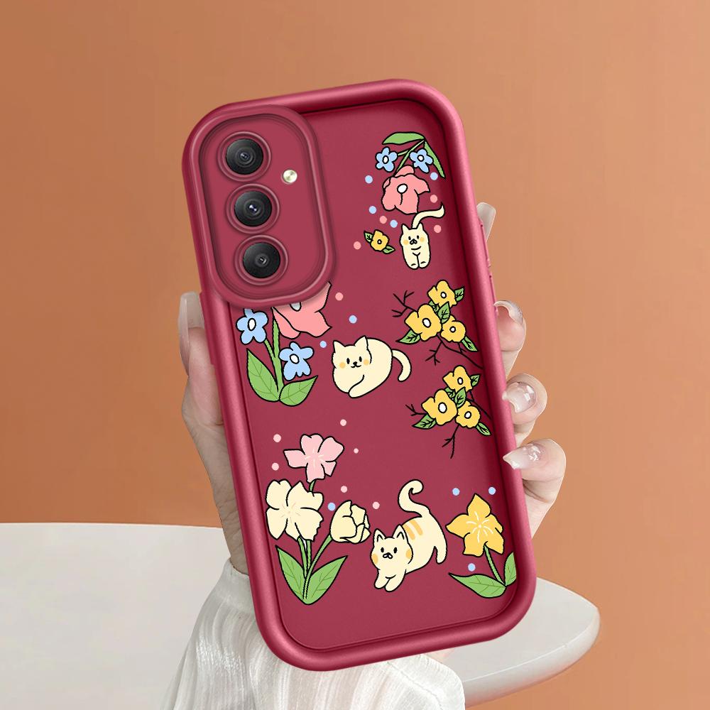 

Мягкий силиконовый квадратный чехол с рисунком лестницы для телефона, полное покрытие, противоударный защитный резиновый чехол для камеры для Samsung Samsung S20 FE темно-красного