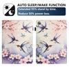 For Lenovo Tab M9 TB-310FU Tablet Case Litchi Texture Pattern Printing Leather Cover Auto Sleep/Wake with Card Holder