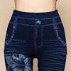 Sexy Women Jean Skinny Jeggings Pants High Waist Leggings Female Print Ankle-length Slim Legging Fitness Plus Size
