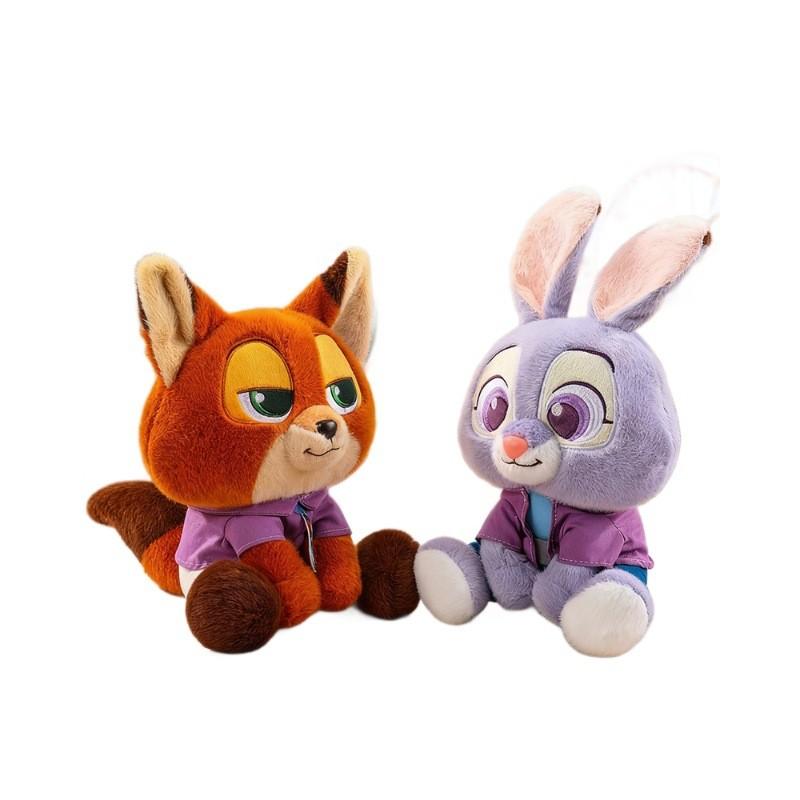 Zootopia Nick And Judy Plush Toys For Kids Gift Collection Soft Stuffed Dolls