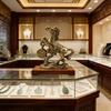 Metal Horse Statues Positive Energy Good Luck Showpiece Collectible Figurines Animal Sculptures for Home Office Decors