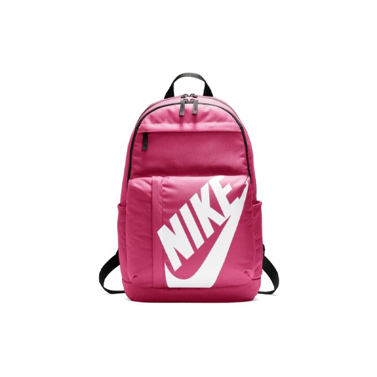 

Nike Front Pocket Polyester Backpack Unisex Backpacks Rose-Red CK0944-674 Rose Red
