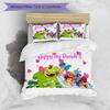 3pcs Happy Tree Friends4 Pattern Bedding Set Duvet Cover Set Includes Duvet Cover &pillowcases, Perfect All Season Bedroom Decoration & Gift