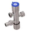 120MM G1 2 Water Diverter Valve Three-way Faucet Valve For Appliances Professional And DIY Suitable Easy Installation