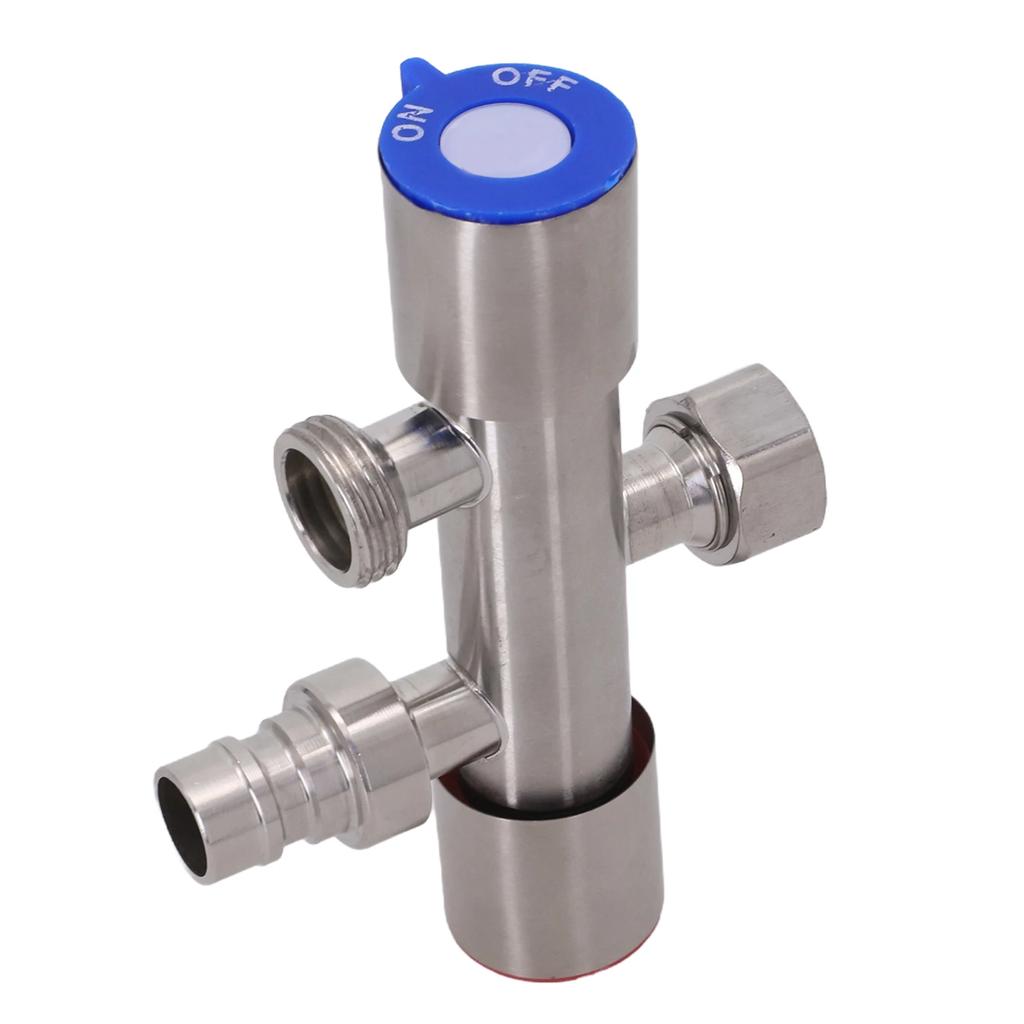 120MM G1 2 Water Diverter Valve Three-way Faucet Valve For Appliances Professional And DIY Suitable Easy Installation