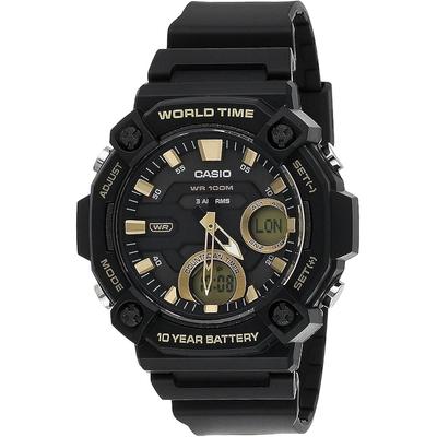 10-Year Battery World Time Countdown Timer Analog-Digital Wrist Watch (Model: AEQ-120W-9AV)...
