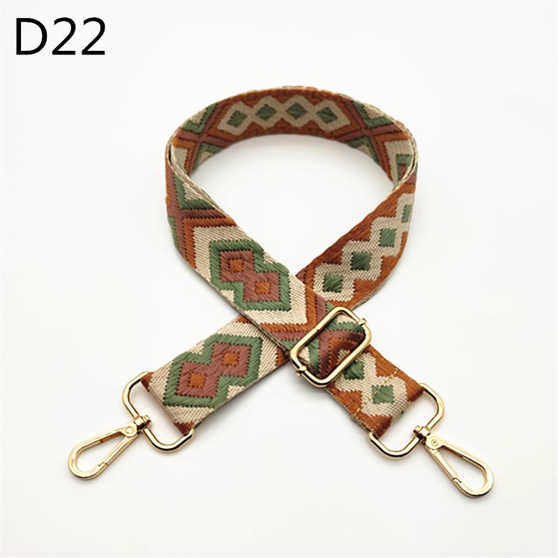 

Регулируемый плечевой ремень Diamond Colorblock для женских сумок и рюкзаков Silver Buckle