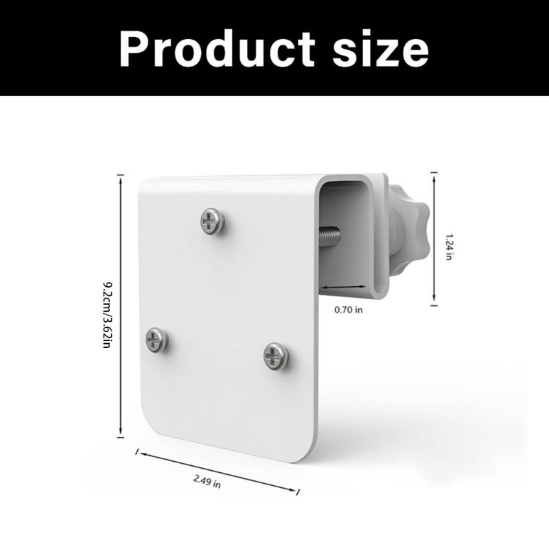 Aluminum Camera Mounting Bracket For Rain Gutters Weatherproof Design For Multiple Gutter Types