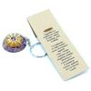 2x Orgonite Keychain Amethyst Mandala Heart