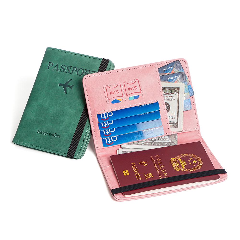 Multifunctional RFID Passport & ID Card Holder - Anti-Theft, Anti-Demagnetization Travel Wallet & Storage Sleeve