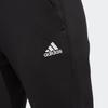 Adidas Solid Color Logo Print Drawstring Waist Sports Pants Women Bottoms Black DM5267