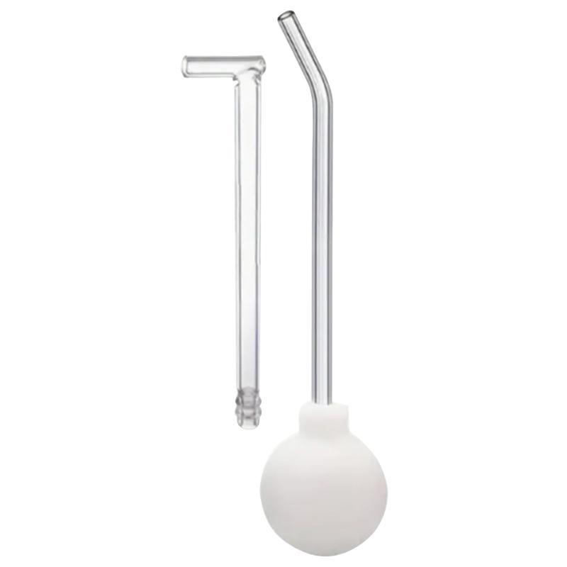 Silikon-Gesichts-Cupping-Saugballon Lymphdrainage Effektives Glasröhrchen für tägliches Gesichtslifting Hautpflege