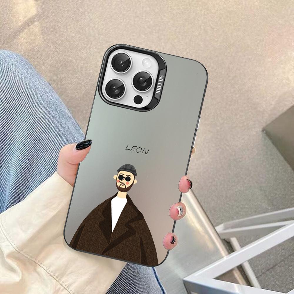 Movie Killer Leon Phone Case For IPhone 16 15 14 13 12 11 Pro Max X XR XSMAX 8 7 Plus Matte Shockproof Back Cover