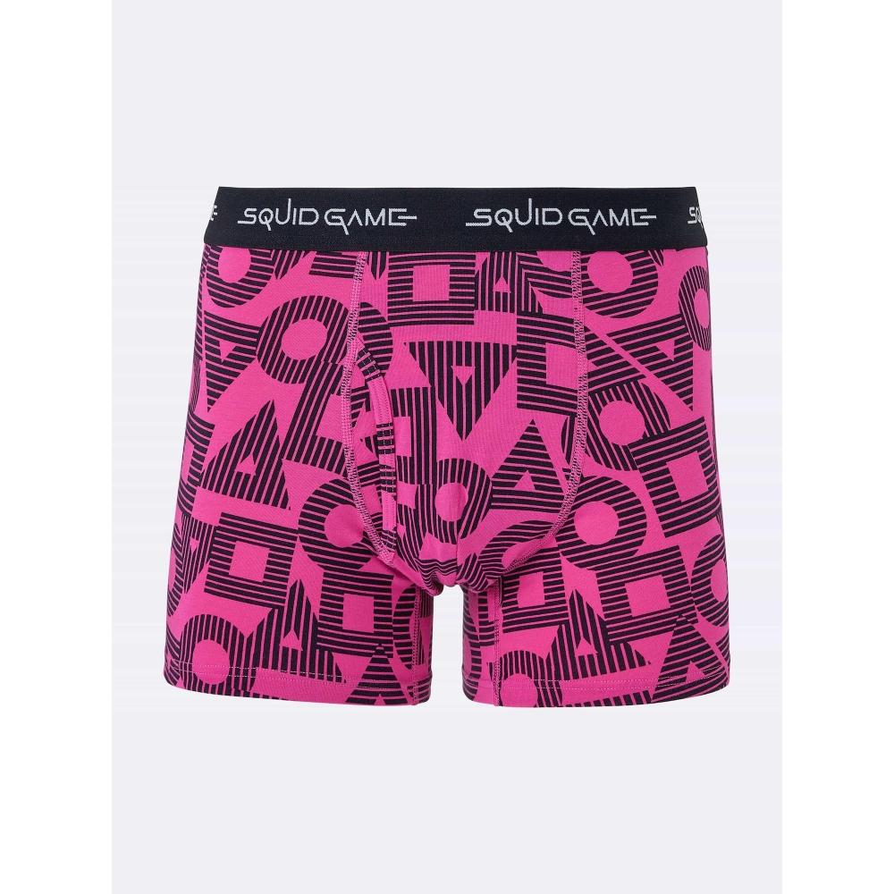 

Gu By Uniqlo Боксерские шорты Netflix Сериал Игра в кальмара 12 PINK/S