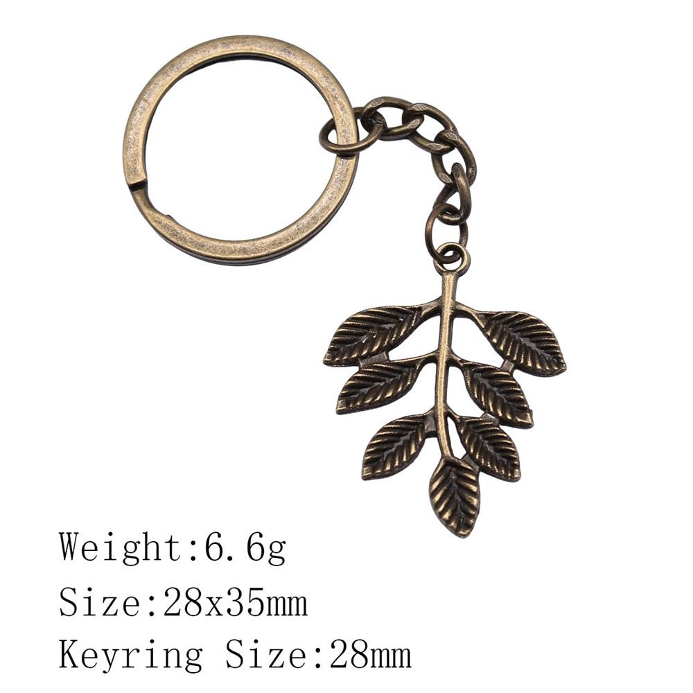 Father's Day Keychain Car Mushroom Branch Leaf Key Ring Cheap Things Key Chain For Car