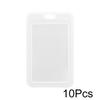 5/10Pcs Clear Card Holder Universal Transparent Waterproof Protective Case Unisex Work ID Card Cover