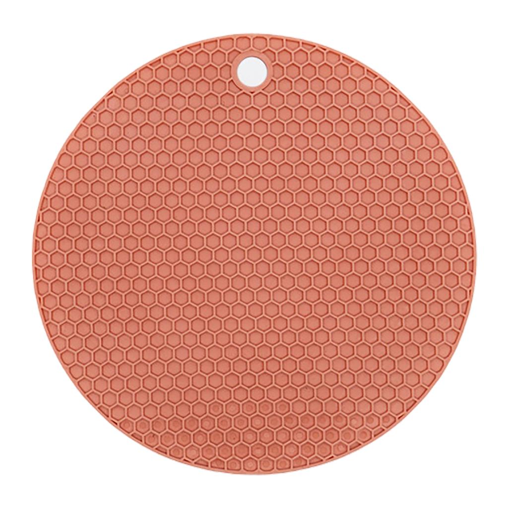 Trivet Rubber Anti Slip Diameter 18cm Thickness 0.5cm Highly Efficient Heat Insulation Kitchen Pan
